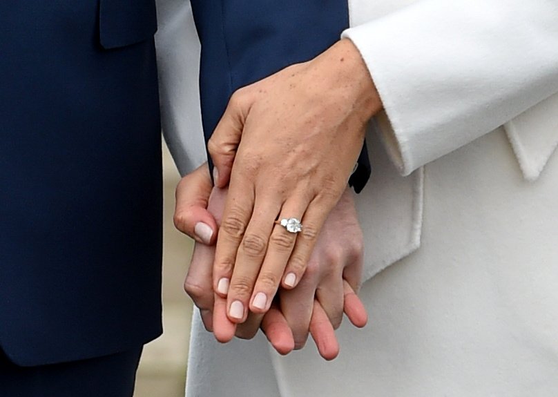 The Stunning Three Layered Engagement Ring of Meghan Markle Custom Made by the Prince Himself
