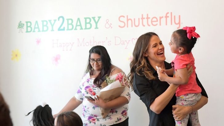 Garner says she's proud to be part of this special event where she could bring smiles and emotional support to fellow mothers like her.