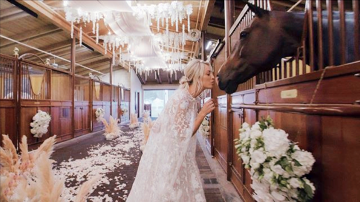 Cuoco says the random thought she had back then served as a beautiful premonition to their wedding.
